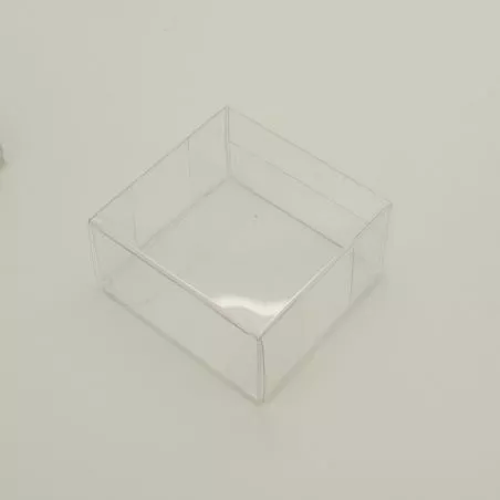 Boite dragées pvc Carré X5 Boite dragées pvc Carré X5