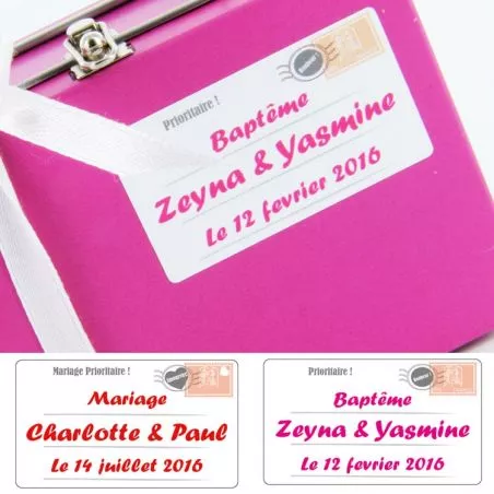 Etiquettes dragées autocollante sticker - Enveloppe Etiquettes dragées autocollante sticker - Enveloppe