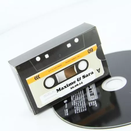 Boîte dragée casette audio X10 Boîte dragée casette audio X10