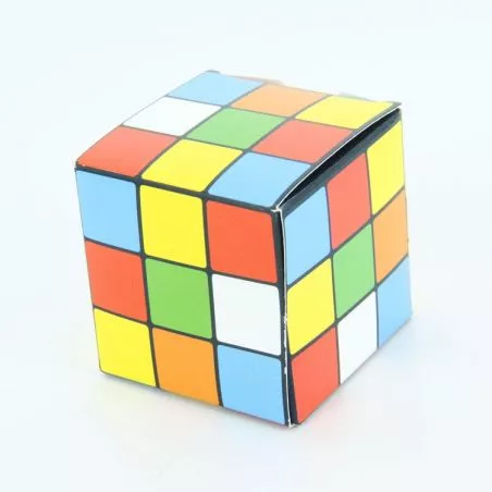 Boîte dragée cube couleur X10 Boîte dragée cube couleur X10