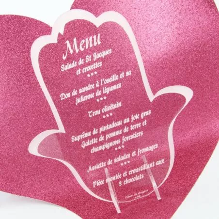 Menu gravé mariage Main Menu gravé mariage Main