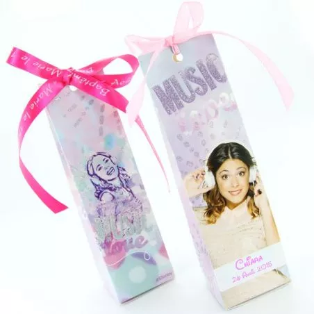 Boite dragées Violetta X2 - Disney© Boite dragées Violetta X2 - Disney©