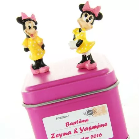 Minnie résine 3.5cm X2 dragées Disney©