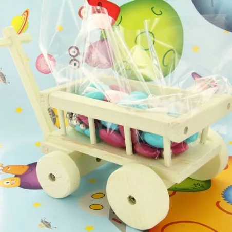 Bonbonnière dragées Chariot d'enfant Bonbonnière dragées Chariot d'enfant