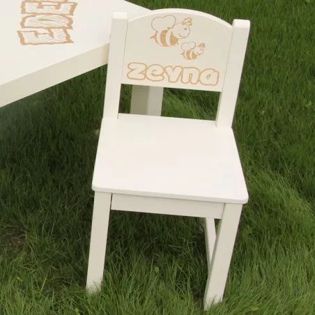 Chaise enfant personnalisée - Abeille Chaise enfant personnalisée - Abeille