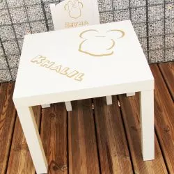 Table enfant personnalisée - Mickey