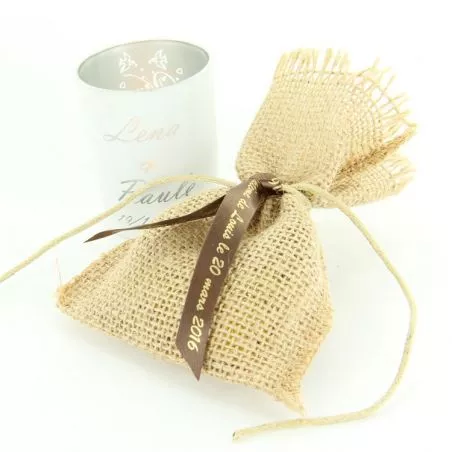 Bourse dragées JUTE (5pcs) Bourse dragées JUTE (5pcs)