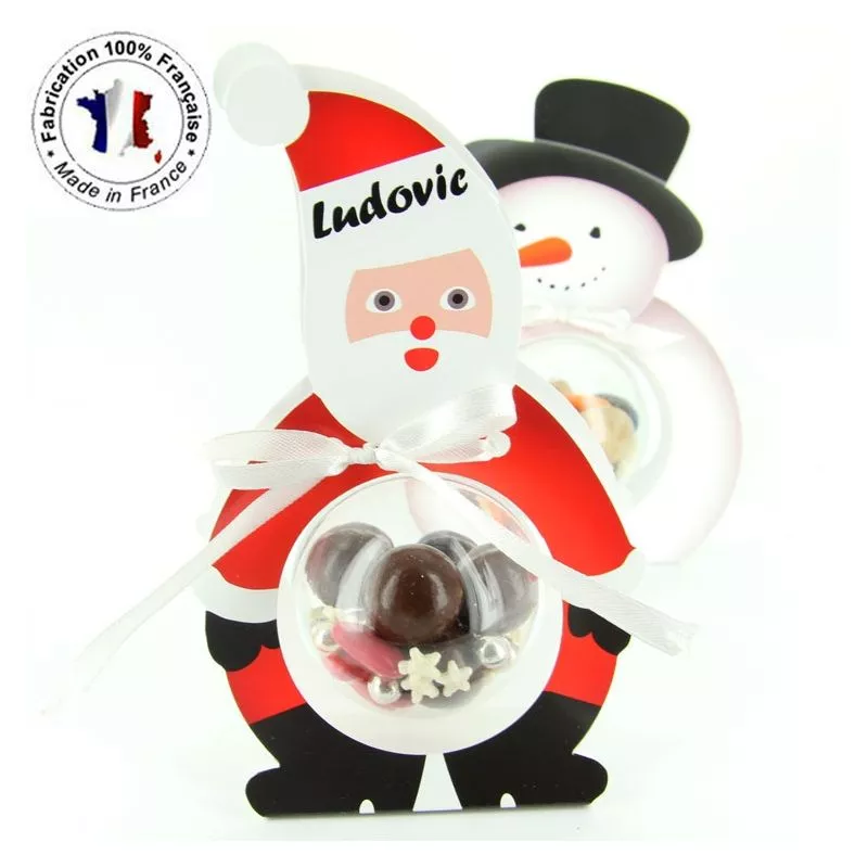 Ballotin chocolat de NOEL - Pére noël à supsendre (les 5) Ballotin chocolat de NOEL - Pére noël à supsendre (les 5)