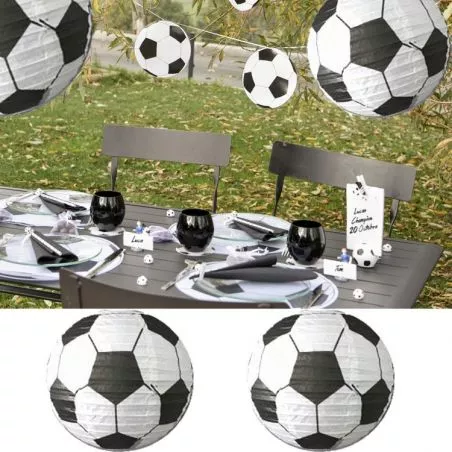 2 lampions dèco Foot Ø30cm 2 lampions dèco Foot Ø30cm