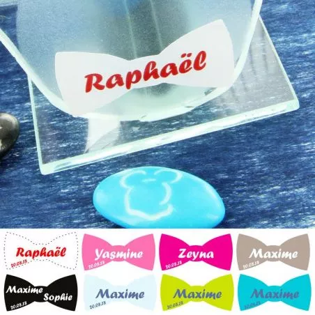 Etiquette personnalisée Noeud - (Lot de 14) Etiquette personnalisée Noeud - (Lot de 14)