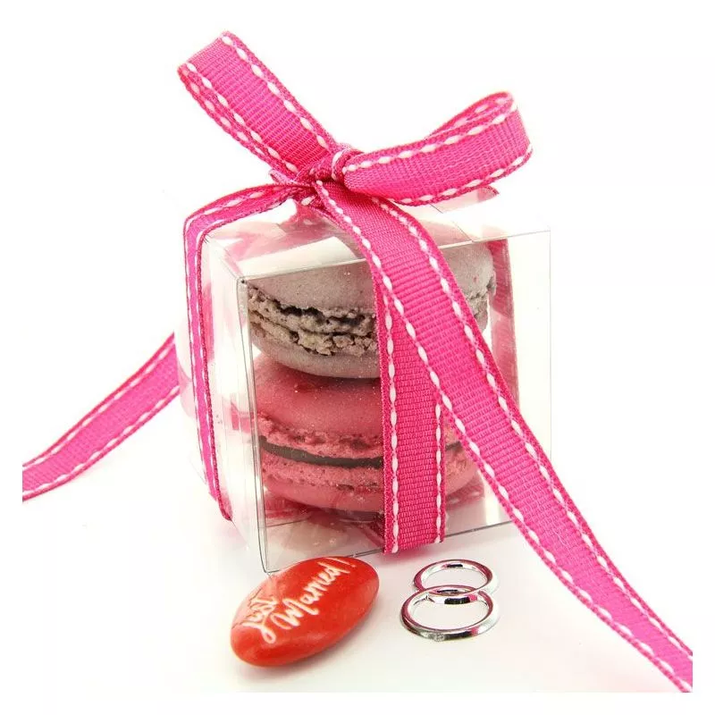 10 boites Macaron transparent 10 boites Macaron transparent