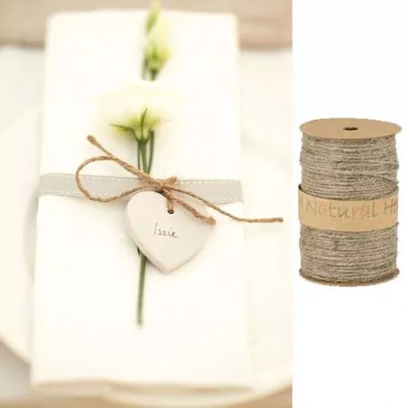 Ficelle Jute naturel 100m x 2mm Ficelle Jute naturel 100m x 2mm