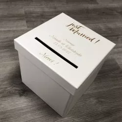 Urne personnalisée - Just married