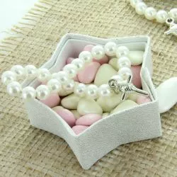 Sujet dragées Chapelet communion