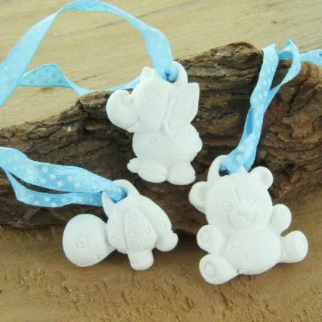Ruban à sujet animaux - Bleu (lot de 24) Ruban à sujet animaux - Bleu (lot de 24)