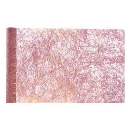 5m Chemin de table rose métalisé 5m Chemin de table rose métalisé