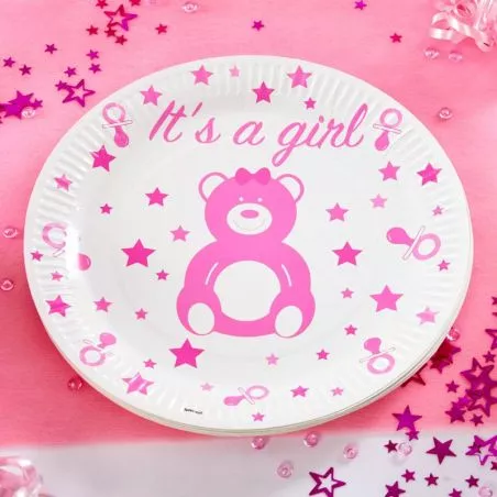 Assiette jetable BABY SHOWER lot de 10