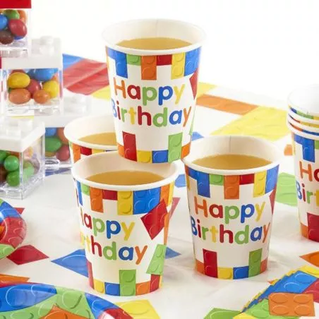 Gobelet anniversaire BLOCK PARTY X10 Gobelet anniversaire BLOCK PARTY X10