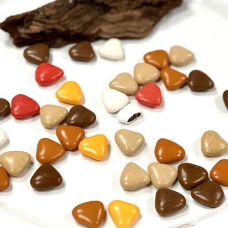 Dragées Coeurs chocolat thème Praliné 500gr Dragées Coeurs chocolat thème Praliné 500gr