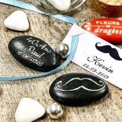 Dragées personnalisées Moustache