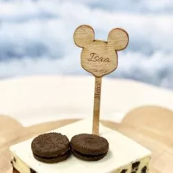 Étiquette Pic à gâteau - Mickey