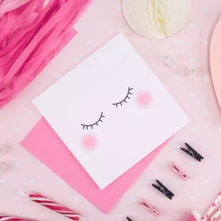 Serviette table visage lot de 20 Serviette table visage lot de 20
