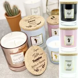 Cadeau Tonton Tata - Grosse bougie parfumée