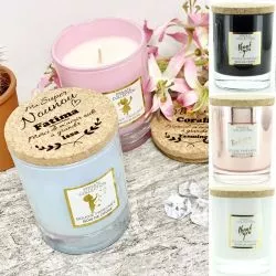 Cadeau nounou - Bougie parfumée personnalisée M