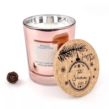 Cadeau bougie personnalisée Parfumée Noël - M Cadeau bougie personnalisée Parfumée Noël - M
