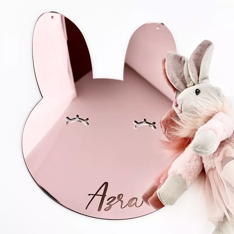 Miroir lapin acrylique - Personnalisé Miroir lapin acrylique - Personnalisé