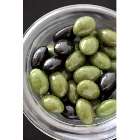 Dragées amande enrobé chocolat - Olivettes 500GR Dragées amande enrobé chocolat - Olivettes 500GR