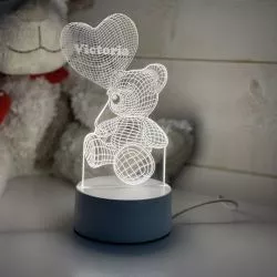 Lampe Ourson led 3D -...