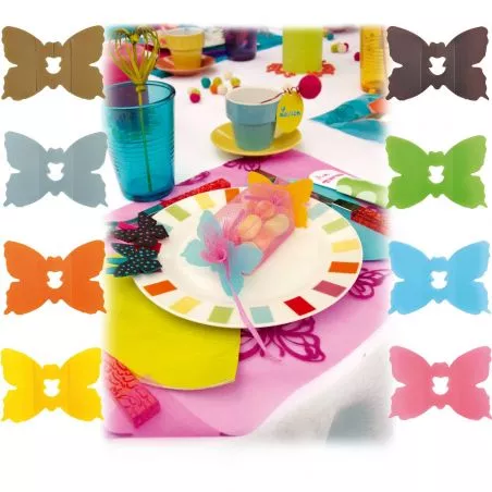 Attache tulle papillon x24 Attache tulle papillon x24