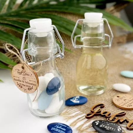 Bouteille verre dragées Bouteille verre dragées