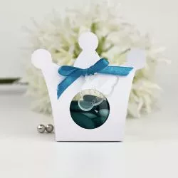Boîte dragée couronne (lot de 6)