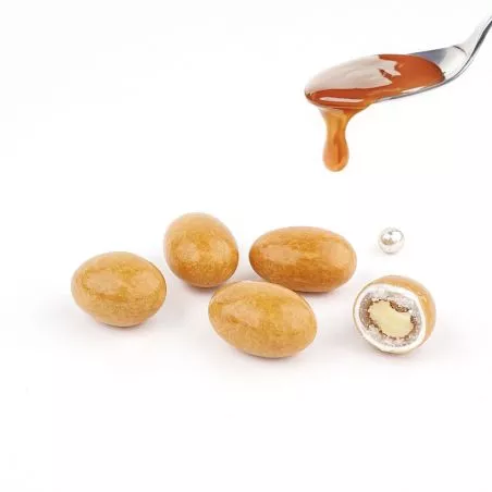 Dragées amandes fine tendre saveur Caramel Dragées amandes fine tendre saveur Caramel