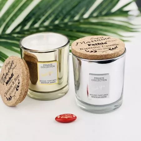 Cadeau bougie personnalisée Parfumée Noël - M Cadeau bougie personnalisée Parfumée Noël - M