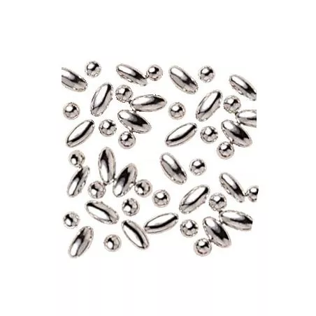 Assortiments de perles Argentées Assortiments de perles Argentées