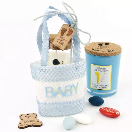 Panier Cabas baby (lot de 6) - Bleu Panier Cabas baby (lot de 6) - Bleu
