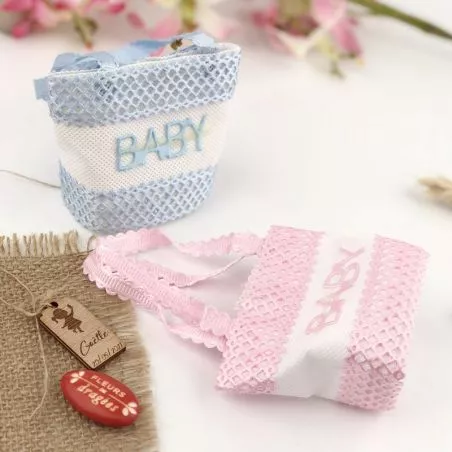 Panier Cabas baby (lot de 6) - Bleu Panier Cabas baby (lot de 6) - Bleu