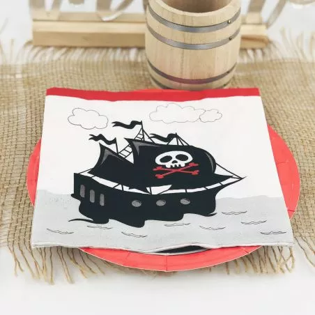 Serviette table Pirate X20 Serviette table Pirate X20