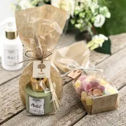 Sachet confiseries Kraft & Plastique (les 10)