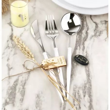 Ménagère Gourmet réutilisables 24 pièces - Argenté Ménagère Gourmet réutilisables 24 pièces - Argenté