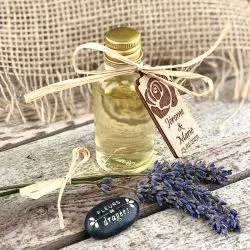 Mini Bouteille en verre Doré 30ml