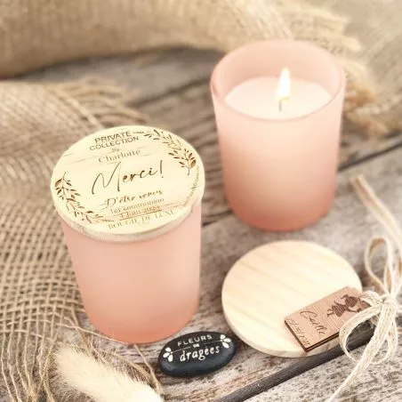 Bougies personnalisée Luxe "C.Privé"- Blush Bougies personnalisée Luxe "C.Privé"- Blush