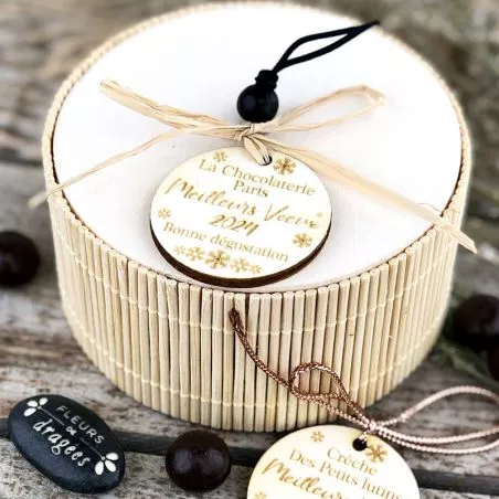 Lot de 12 Etiquette à Personnalisée - Meilleurs vœux Lot de 12 Etiquette à Personnalisée - Meilleurs vœux