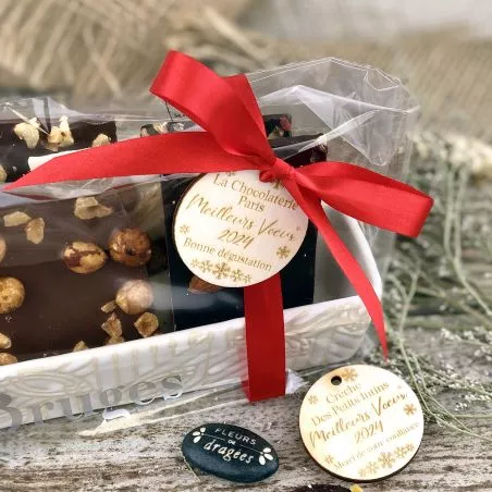 Lot de 12 Etiquette à Personnalisée - Meilleurs vœux Lot de 12 Etiquette à Personnalisée - Meilleurs vœux