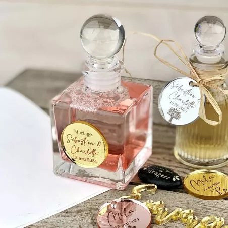 Etiquettes Miroir personnalisée Rond a coller ou suspendre Etiquettes Miroir personnalisée Rond a coller ou suspendre