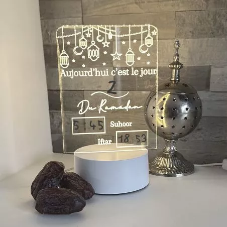 Lampe led Ramadan - Calendrier Lampe led Ramadan - Calendrier