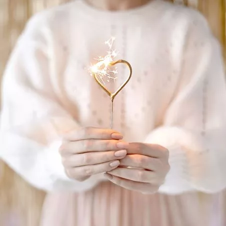 2 cierges magiques forme coeur 2 cierges magiques forme coeur